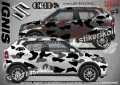 Toyota Rav4 SK-SJV3-T-RAV4 Кaмуфлаж Офроуд Джип Пикап Лодка Camouflage Off-Road стикери, снимка 7
