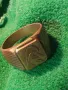 Стар МАСИВЕН БРОНЗОВ ПРЪСТЕН с ЕМБЛЕМАТА на NIKE и ПЕЧАТИ 18К 750 За КОЛЕКЦИЯ 47500, снимка 17