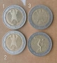 Монети 2 € , 2002 и 2003 г . , Германия " J " с изместване , снимка 5