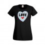 Дамска тениска Свети Валентин Love 4, снимка 1 - Тениски - 35647206