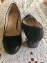 Черни обувки на среден ток, снимка 1 - Дамски обувки на ток - 38192818
