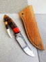 Ръчно изработен ловен нож от марка KD handmade knives ловни ножове, снимка 16