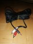 Кабел 3,5mm JACK(м)/2xRCA(м) 10m, снимка 2