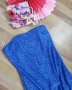 За специален случай Дълга рокля от синя дантела  Bibibo , снимка 4