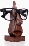 Дървена фигурка стойка за очила НОВА, снимка 3