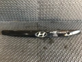 Емблема за регистрационен номер на задната врата, черна с хром за Hyundai Elantra (2002), снимка 1