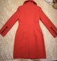 Червено зимно палто р-р S, LuxyLu 160 лв. , снимка 3