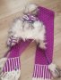 Зимна шапка+шал Kitty, снимка 2