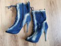 Дамски дънкови боти, снимка 4