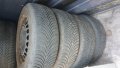 Зимни гуми с джанти за Мерцедес 195/65-15 на 2 зими 6мм., снимка 1