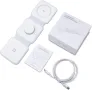 3 в 1 сгъваемо безжично зарядно, магнитна подложка-iPhone,Samsung Galaxy,Apple Watch, AirPods Pro, снимка 1