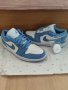 Nike Air Jordan 1 Low unc Blue нови оригинални обувки размер 43 Маратонки номер 43 нови сини обувки, снимка 1 - Маратонки - 37551226