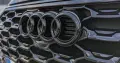 Предна емблема Audi 263 мм – Черен гланц,Ауди А4, снимка 2