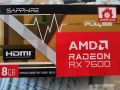 Видеокарта RX 7600 8GB Saphire Pulse - Чисто нова!, снимка 7
