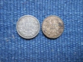 СРЕБЪРНИ БЪЛГАРСКИ МОНЕТИ - 1 ЛЕВ 1913 - 2 БРОЯ, снимка 1