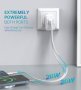 Ново 40W 2 -портово USB C зарядно устройство Адаптер за стена за телефон, снимка 5