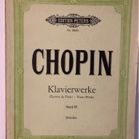  Chopin Klavierwerke Oeuvres de Piano - Piano Works Band III (Scholtz) , снимка 1 - Други - 32190878