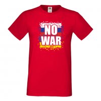 Мъжка тениска NO WAR Ukraine, снимка 5 - Тениски - 37011661