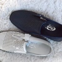 Обувки с цип, два цвята, естествена кожа, код 87/ББ1/55, снимка 6 - Ежедневни обувки - 36799765