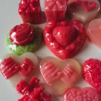 Ароматни глицеринови сапунчета за Свети Валентин, снимка 18 - Романтични подаръци - 31573742