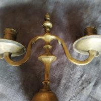 два барокови свещника-комплект, снимка 6 - Антикварни и старинни предмети - 34967641