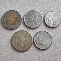 Монети. Филипини. 1, 1, 5, 5, 10  песо . 5бр. Различни монети., снимка 1 - Нумизматика и бонистика - 39776598