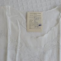 Нова нежна бродирана памучна блуза, М, бяла, снимка 4 - Корсети, бюстиета, топове - 37483931