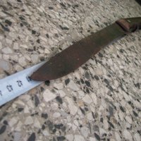 Овчарски ятагановиден нож, снимка 6 - Антикварни и старинни предмети - 30130206