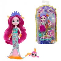 Кукла Royal Enchantimals  MAURA MERMAID & GLIDE - РИБКА / Mattel, снимка 1 - Кукли - 35175661