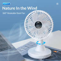 Orico вентилатор за бюро Desktop USB Fan - YT-N9C-WH-BP, снимка 3 - Други - 44783279