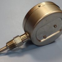 биметален термометър Wika thermometer ф100mm, -10/+150°C, L-30mm, снимка 6 - Резервни части за машини - 35180685