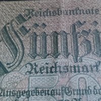 Банкнота 50 райх марки 1933година - 14592, снимка 4 - Нумизматика и бонистика - 29093160