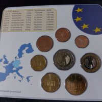 Германия 2002 - Евро сет - комплектна серия от 1 цент до 2 евро, снимка 2 - Нумизматика и бонистика - 44297402