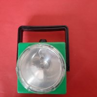  Стар Немски Фенер Прожектор с 2 лампи крушки , снимка 2 - Къмпинг осветление - 32070751