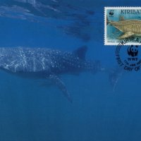 Кирибати 1991 - 4 броя Карти Максимум - WWF, снимка 1 - Филателия - 38896090