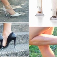 Протектори за високи токчета Pro High Heel черни / кристални с брокат, снимка 1 - Други - 32207002