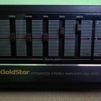 Стерео Усилвател Goldstar GSA-5720 с вграден еквалайзер , снимка 1 - Ресийвъри, усилватели, смесителни пултове - 42041014