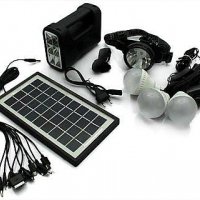 !Нови LED Соларна система за осветление GD LITE-GD8007-зарядно за телефон, снимка 5 - Соларни лампи - 37992662
