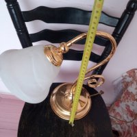 Месингова настолна лампа, снимка 5 - Антикварни и старинни предмети - 31025446