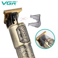 Професионален тример за коса VGR, V-073, LED дисплей, Златен, снимка 4 - Тримери - 44271716