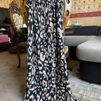 Нова елегантна ежедневна леопардова дъга рокля hm h&m, снимка 1 - Рокли - 42416001