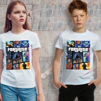 Геймърска тениска Fortnite принт мъжки и детски модели