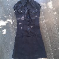 Дънкова черна рокля, снимка 2 - Рокли - 42054643