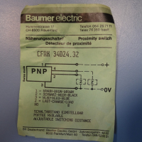 Капацивен датчик Baumer Electric CFRK 34D24.32 proximity switch, снимка 7 - Резервни части за машини - 44602883
