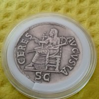 Монета Рим Клавдий Сестерция, снимка 2 - Нумизматика и бонистика - 38984734