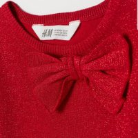 Коледна рокля H&M 8-10 години, снимка 2 - Детски рокли и поли - 38654446