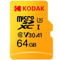 Kodak MicroSD карти 64GB, U3 Class 10, снимка 2 - Аксесоари - 40329570