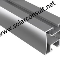 Алуминиев профил за фотоволтаични соларни панели, 40х40 с два канала, снимка 1 - Строителни материали - 42805297