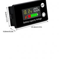 Термометър, волтметър - тестер DC - 100V с аларма, снимка 3 - Друга електроника - 40175450