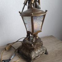 Стара настолна лампа, снимка 8 - Антикварни и старинни предмети - 44920164